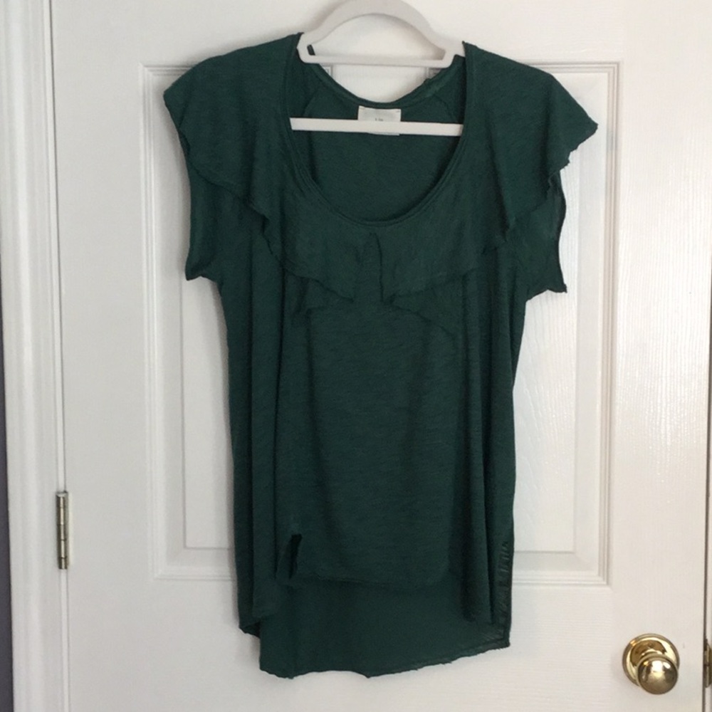 T.La green knit top